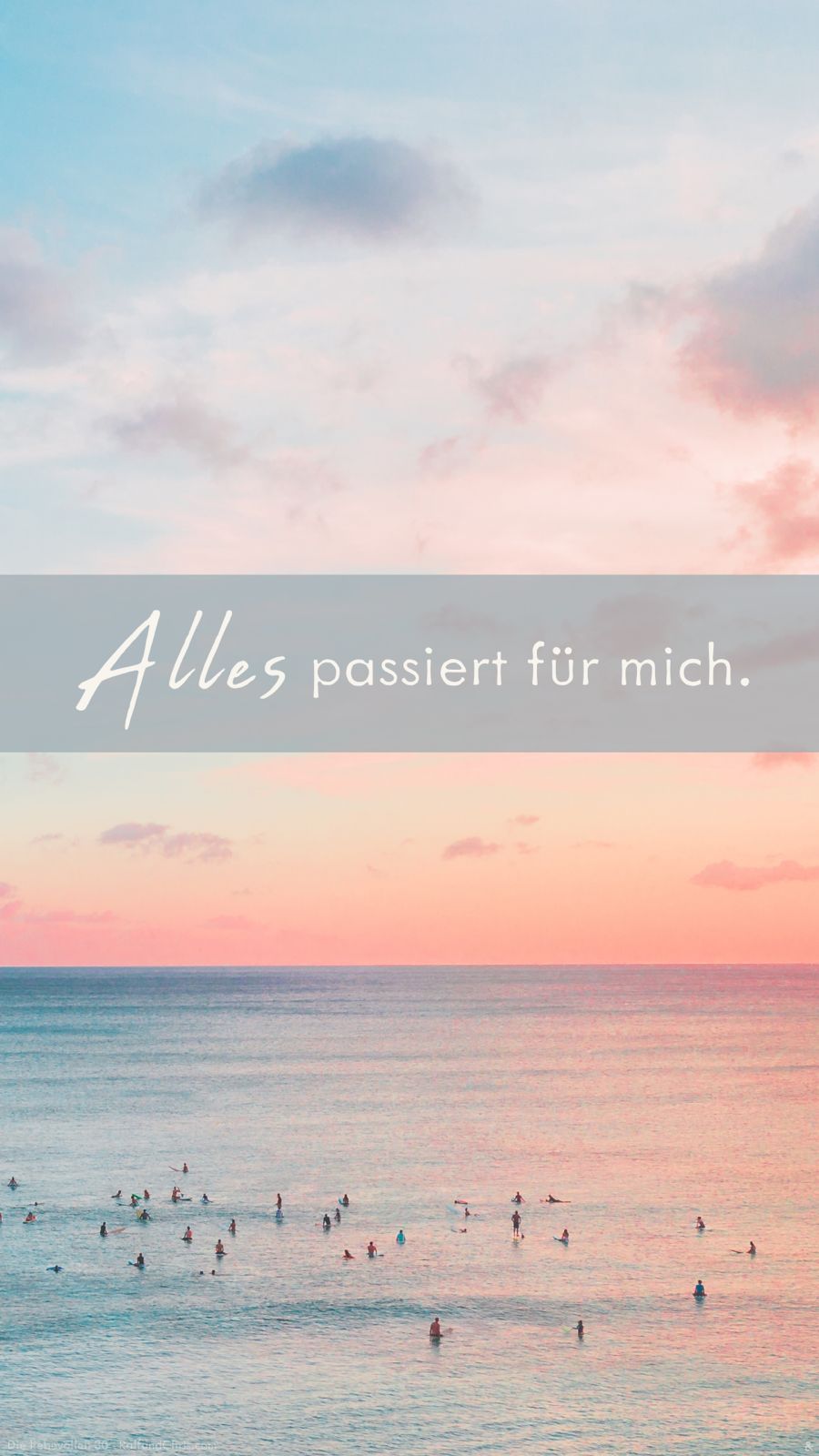 Wallpaper Alles passiert für mich